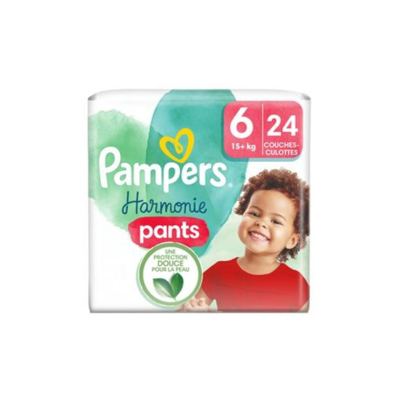ampers – Harmonie Couches-Culottes Hypoallergéniques Taille 6, paquet de 24