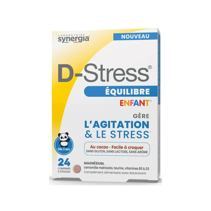 Synergia – Enfant Équilibre, 24 Comprimés à Croquer