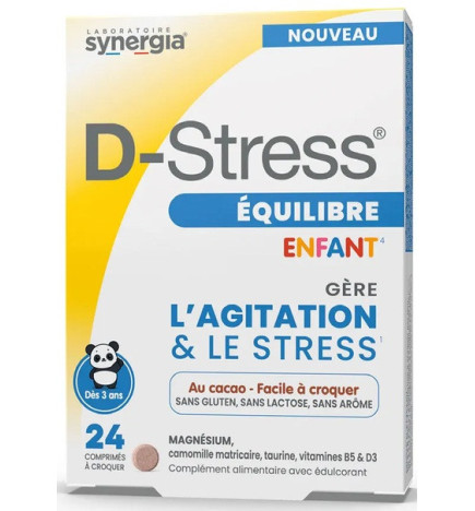 Synergia – Enfant Équilibre, 24 Comprimés à Croquer