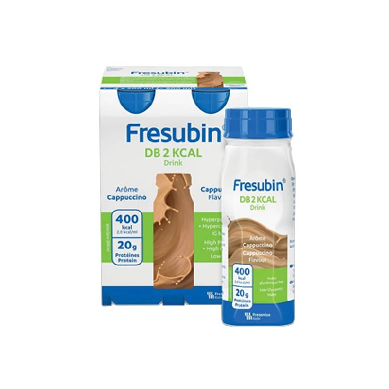 Fresubin DB – Boisson Nutritionnelle 2 kcal Drink Cappuccino, 200 ml