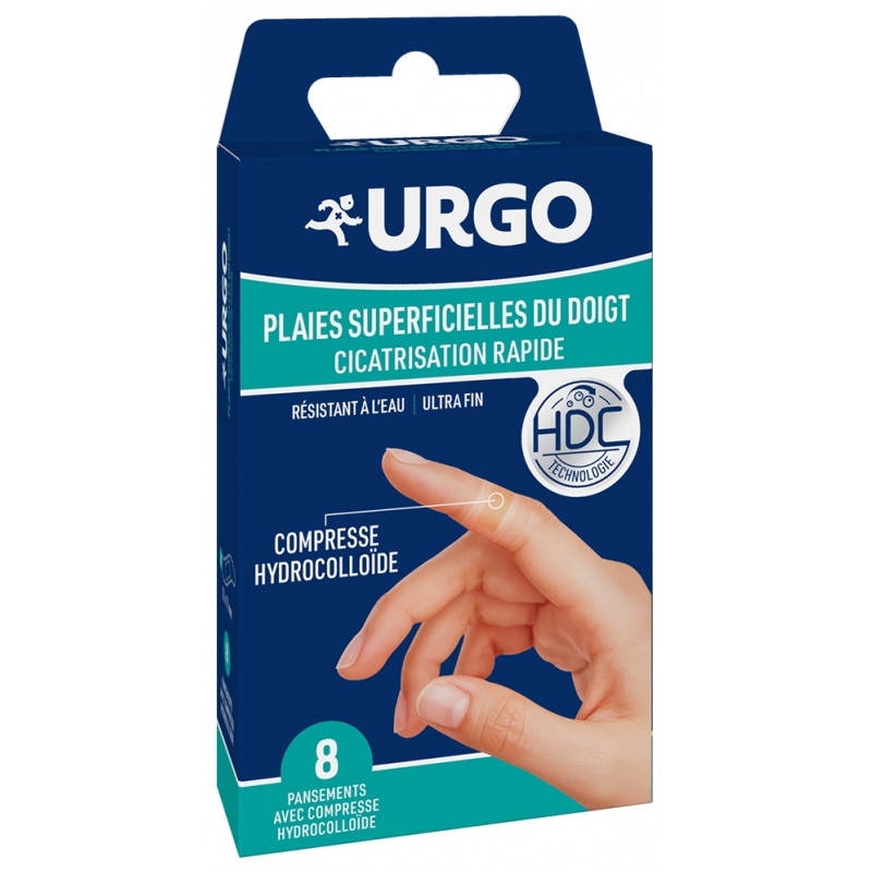 Urgo – Cicatrisation Rapide pansements doigt, 8 unités