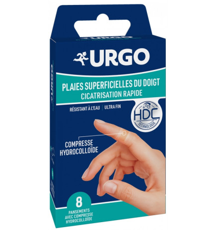 Urgo – Cicatrisation Rapide pansements doigt, 8 unités