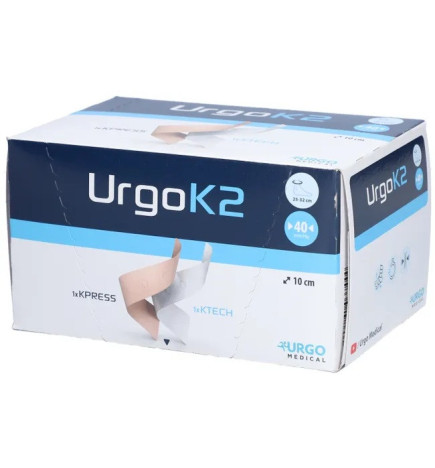 UrgoK2 – Système de compression bi-bande, largeur 10 cm