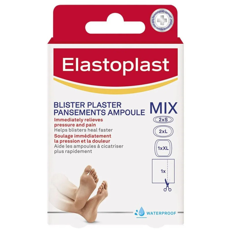 Elastoplast – SOS Mix Pack Pansements Ampoules, 6 pansements