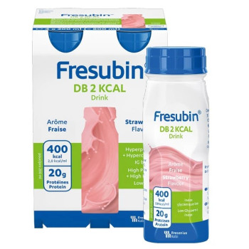 Fresubin – DB Drink Fraise, 4 x 200 ml
