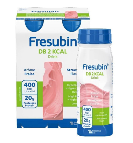 Fresubin – DB Drink Fraise, 4 x 200 ml