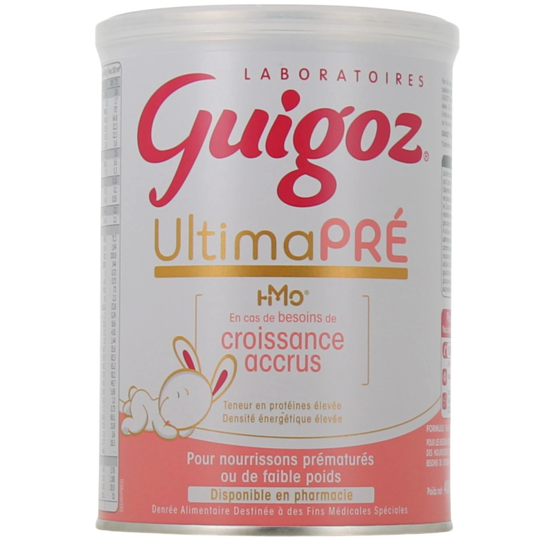 Guigoz – Ultima Pré Lait en poudre pour nourrissons prématurés ou de faible poids, 400 g