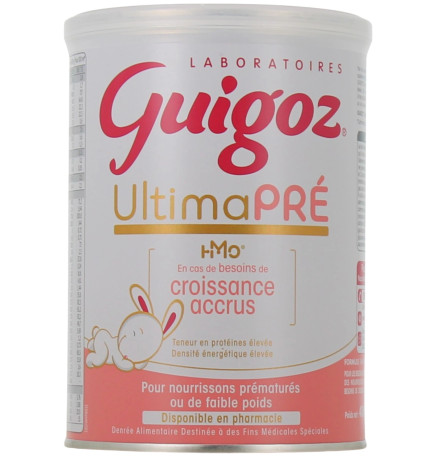 Guigoz – Ultima Pré Lait en poudre pour nourrissons prématurés ou de faible poids, 400 g