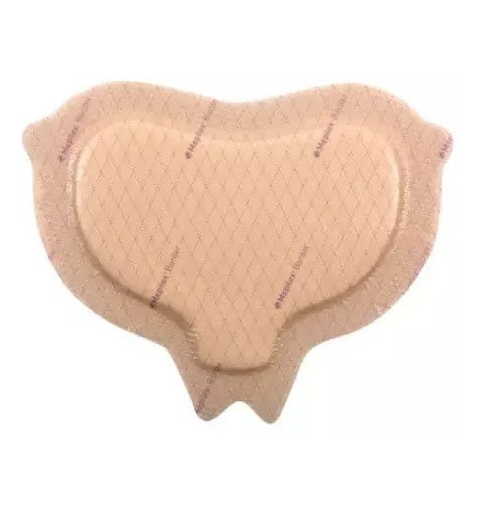 Mölnlycke – Mepilex Border Protect Sacrum/Talon, pansement hydrocellulaire auto-fixant siliconé