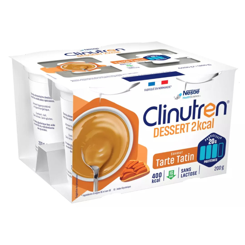 Clinutren – Dessert HP/HC+ 2 kcal Tarte Tatin, 200 g