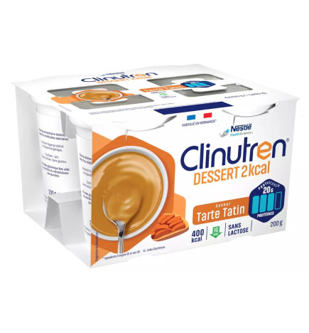 Clinutren – Dessert HP/HC+ 2 kcal Tarte Tatin, 200 g