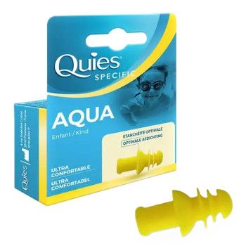 Quies – Protections auditives Specific Aqua Enfant, 1 paire