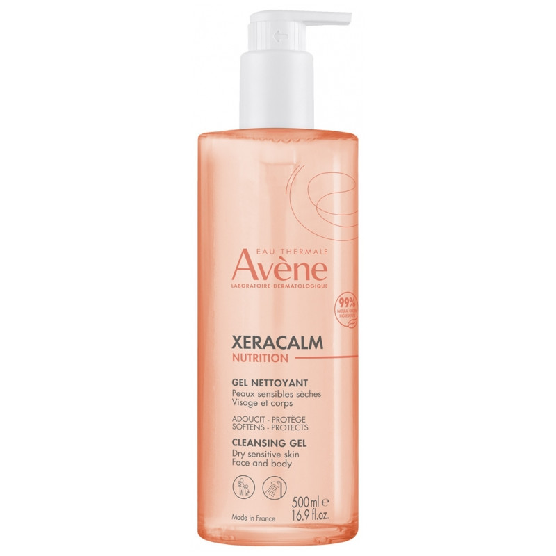 Avène – XeraCalm Nutrition Gel Nettoyant, 500 ml