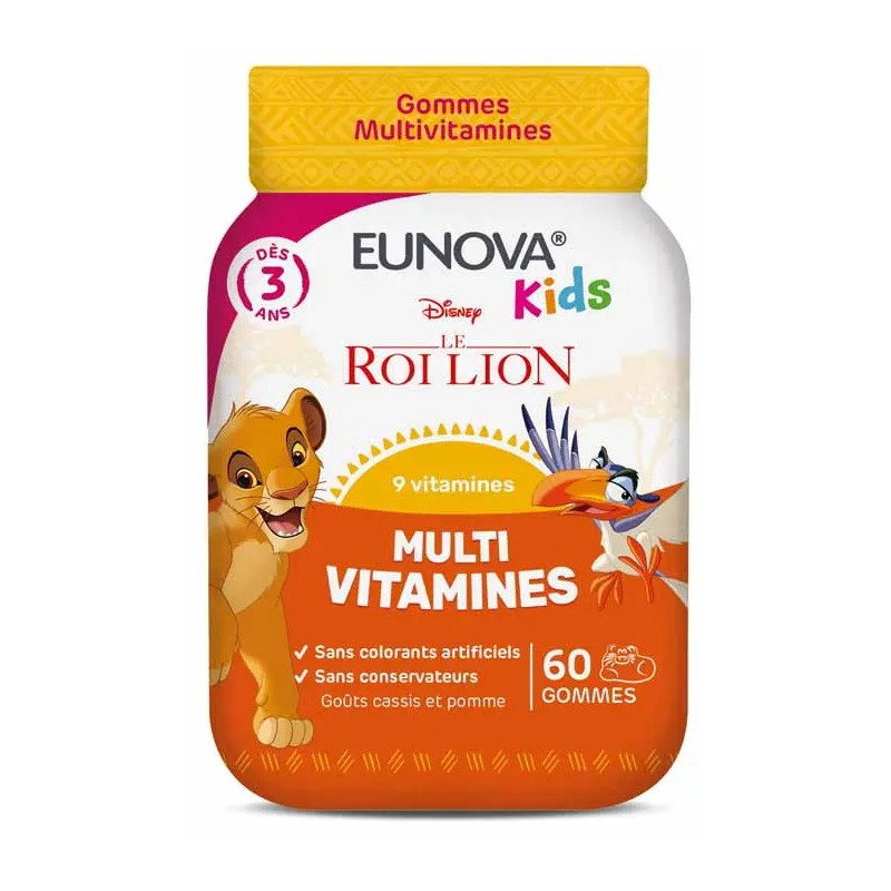 Eunova – Kids Gommes Multivitamines, 60 gommes