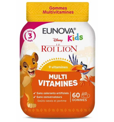 Eunova – Kids Gommes Multivitamines, 60 gommes
