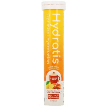 Hydratis – Pastilles d’hydratation Miel Citron à boire chaud