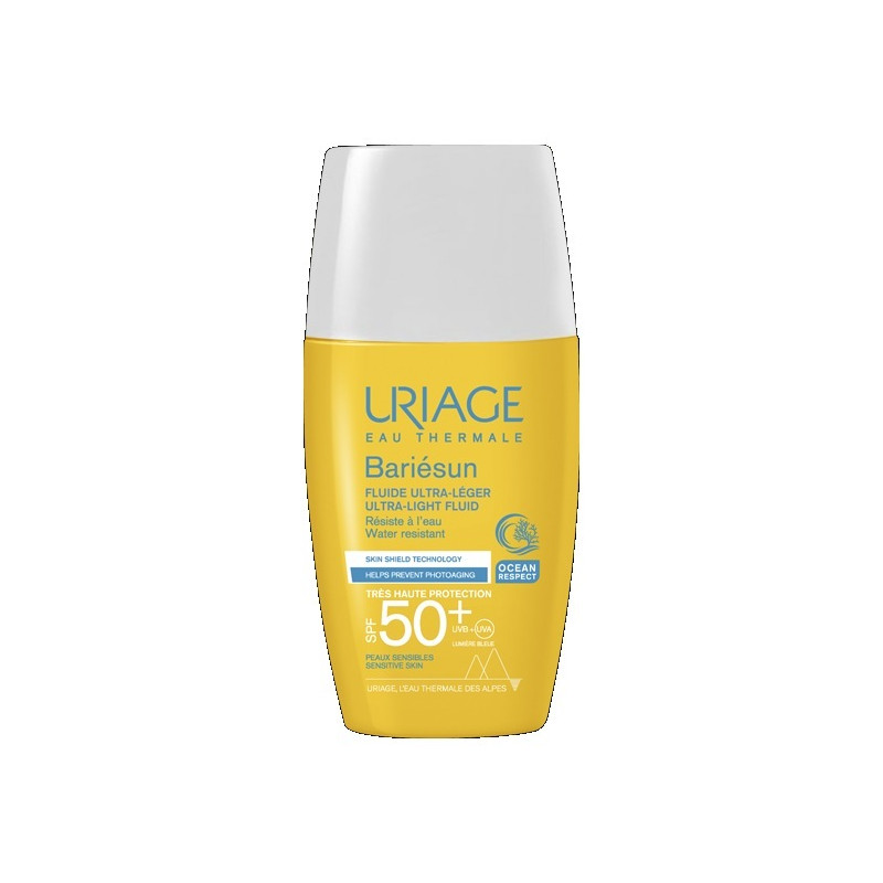 Uriage – Bariésun Fluide solaire ultra léger SPF 50+, 30 ml