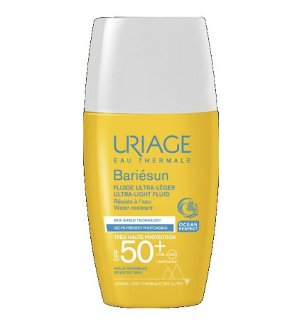 Uriage – Bariésun Fluide solaire ultra léger SPF 50+, 30 ml
