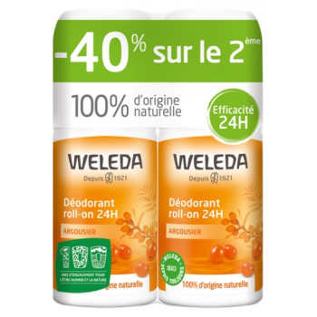Weleda – Déodorant roll-on 24h Argousier, 50 ml