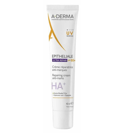 A-Derma – Epitheliale A.H Crème réparatrice protectrice Ultra SPF50+, 40 ml