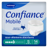 Hartmann – Confiance Mobile culotte d’incontinence 5 gouttes, taille S, 14 pièces