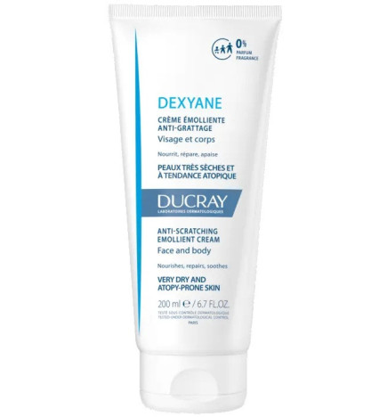 Ducray – Dexyane Crème émolliente anti-grattage, 200 ml