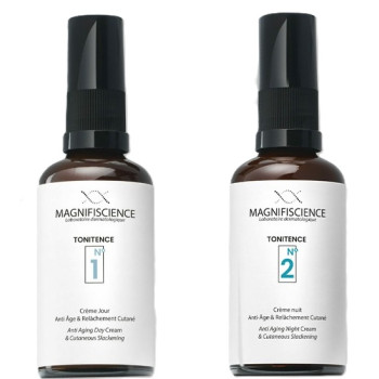 Magnifiscience – Coffret Tonitence N°1 & N°2 soins anti-âge jour et nuit