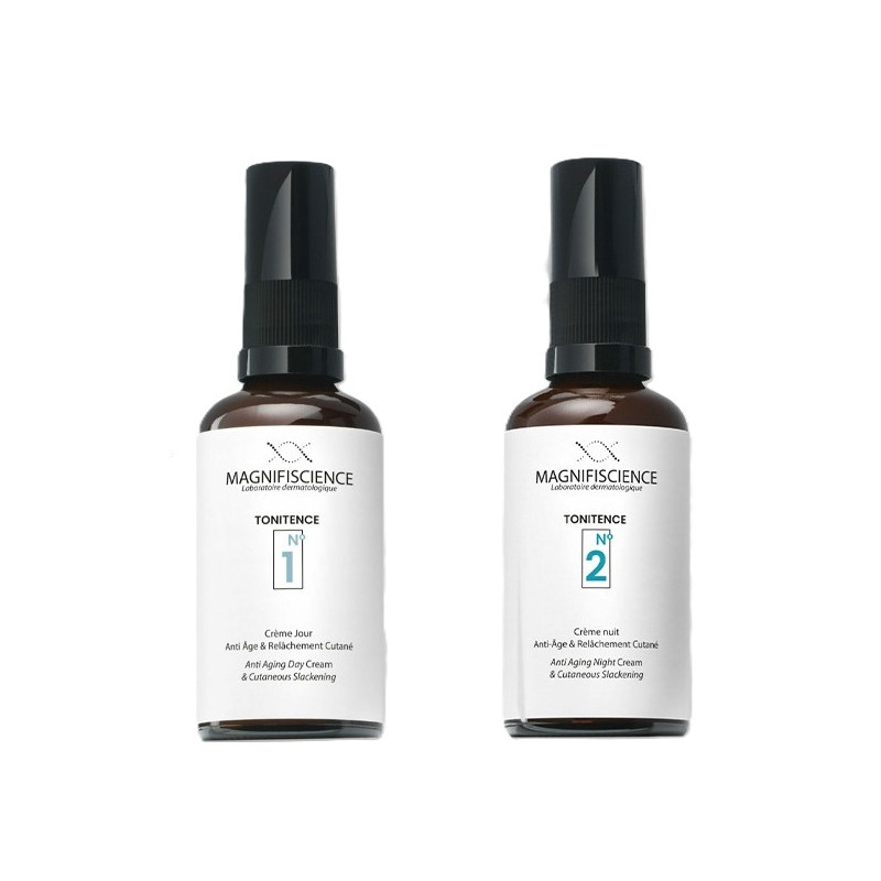 Magnifiscience – Coffret Tonitence N°1 & N°2 soins anti-âge jour et nuit
