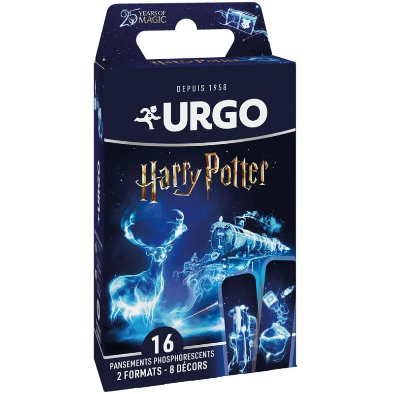 Urgo – Pansements Harry Potter phosphorescents, 16 unités