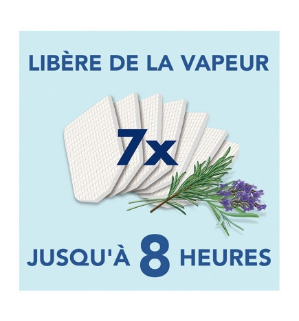 Vicks – Vapopads Romarin Lavande recharges parfumées, 7 unités