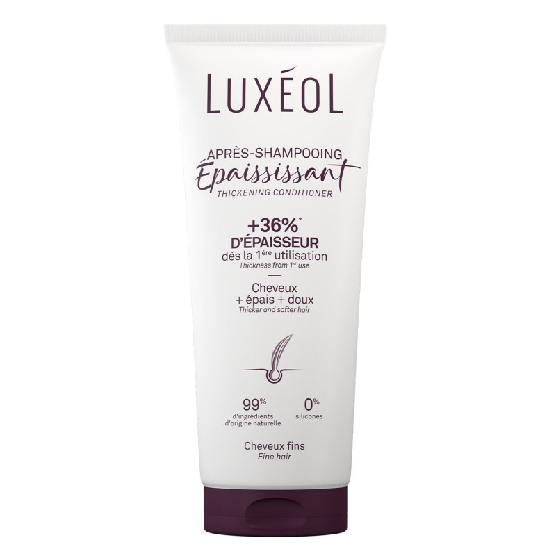 Luxéol – Après-shampooing épaississant cheveux fins, 200 ml