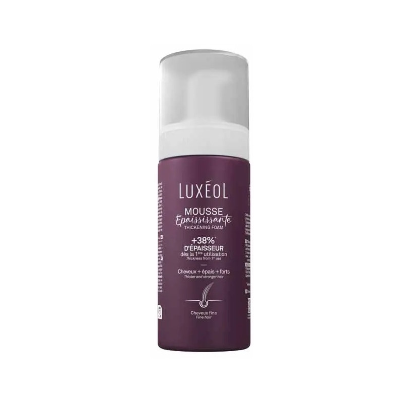 Luxéol – Mousse épaississante cheveux fins, 150 ml