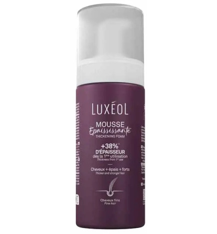 Luxéol – Mousse épaississante cheveux fins, 150 ml