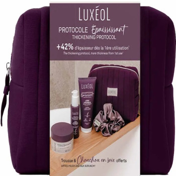 Luxéol – Trousse Protocole Épaississant cheveux fins, 3 soins