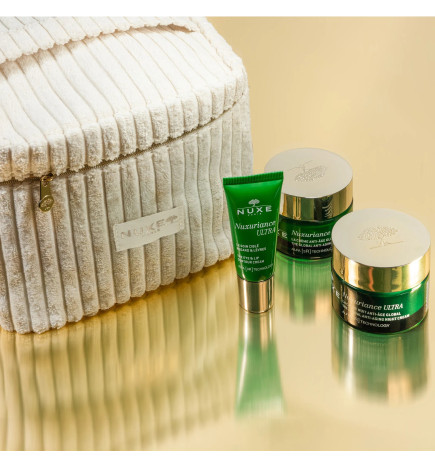 Nuxe – Nuxuriance Ultra coffret anti-âge global, 3 soins + vanity