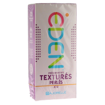 Eden – Préservatifs texturés perlés, x12