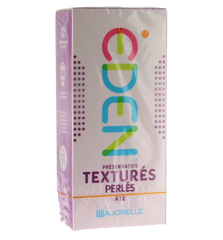 Eden – Préservatifs texturés perlés, x12