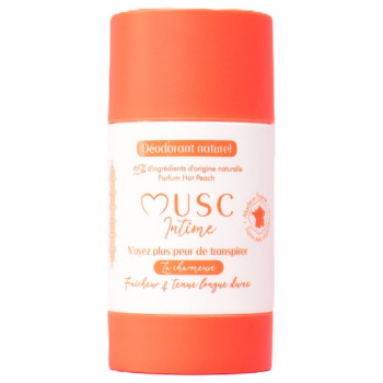 Musc Intime – Déodorant naturel Hot Peach, 50 g