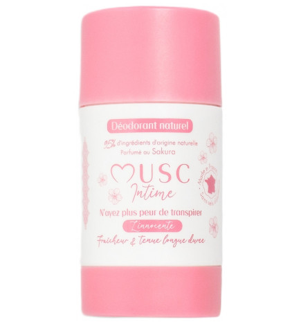 Musc Intime – Déodorant naturel Sakura, 50 g