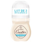 Cavaillès – Absorb+ 48H Déodorant Sans Parfum Roll-On, lot de 2 x 50 ml