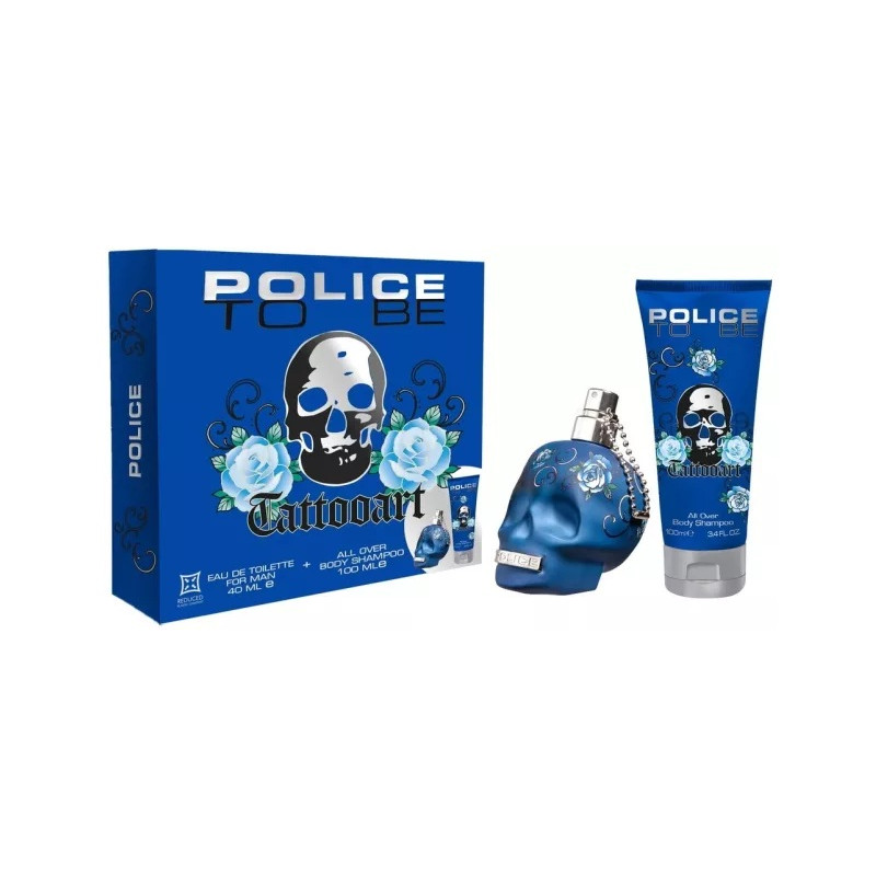 Police – Coffret To Be Tattooart Man Eau de toilette + Lait corps, 40 ml