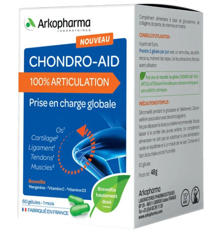 Arkopharma – Chondro-Aid 100% Articulation, 60 gélules