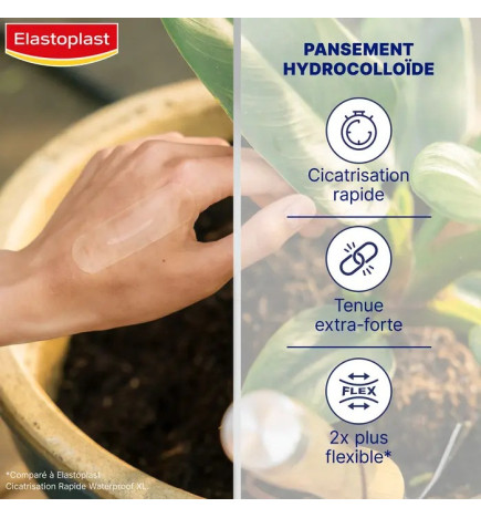 Elastoplast – Second Skin Protection Hydrocolloïde S, 10 pansements