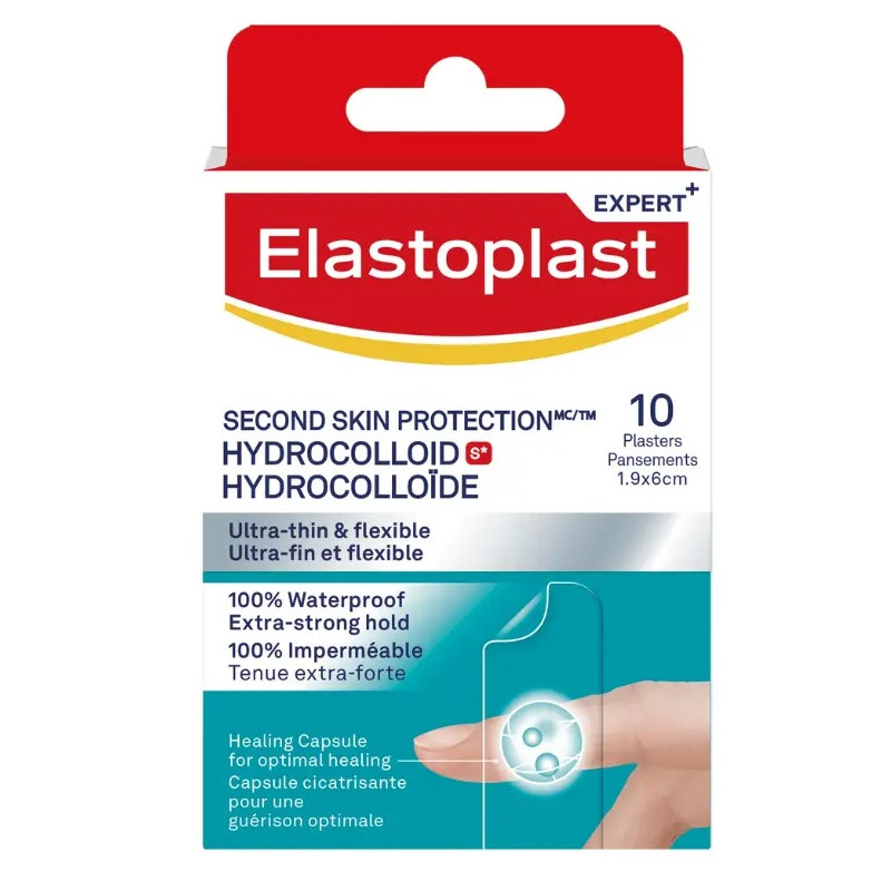 Elastoplast – Second Skin Protection Hydrocolloïde S, 10 pansements