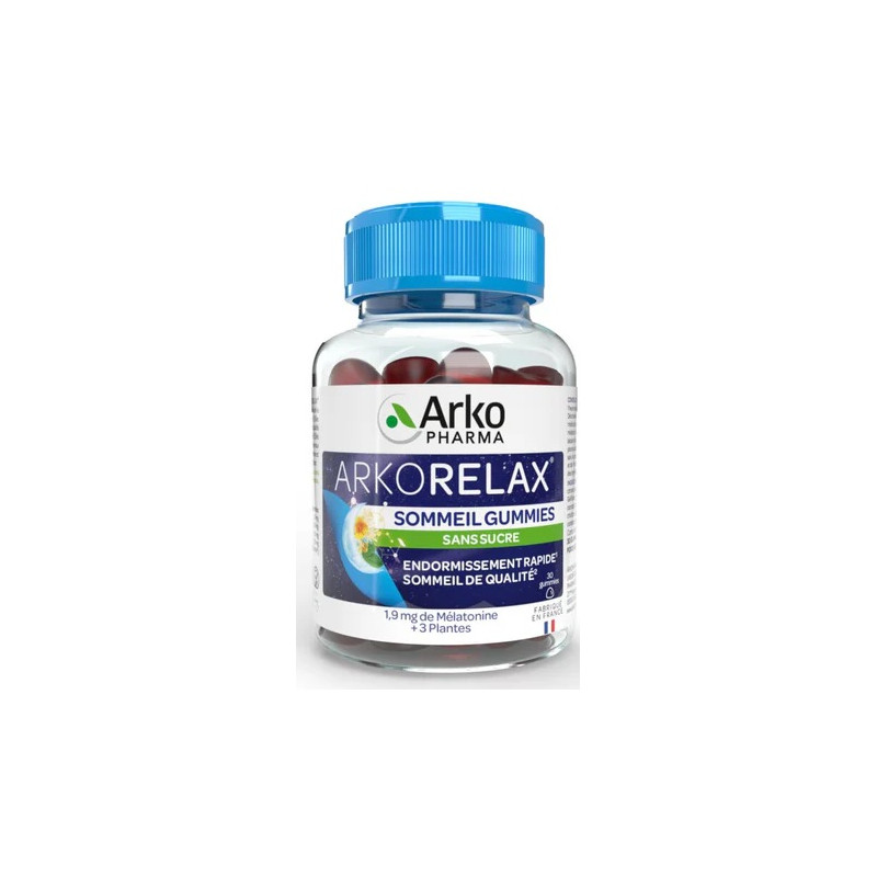 Arkorelax – Gummies Sommeil sans sucre, 30 gummies