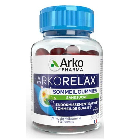 Arkorelax – Gummies Sommeil sans sucre, 30 gummies