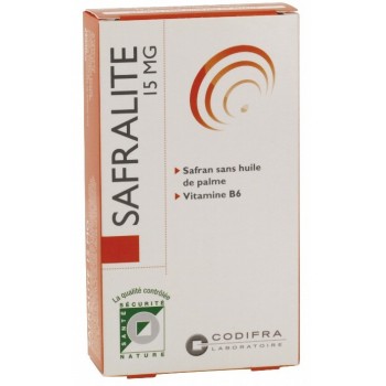 Codifra Safralité 15mg - Humeur 28 Gélules