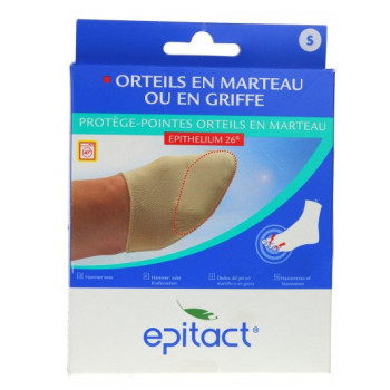 Epitact – Protège-pointe orteils en marteau et en griffe, taille 36/38 x2