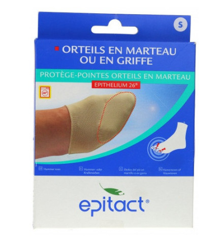 Epitact – Protège-pointe orteils en marteau et en griffe, taille 36/38 x2