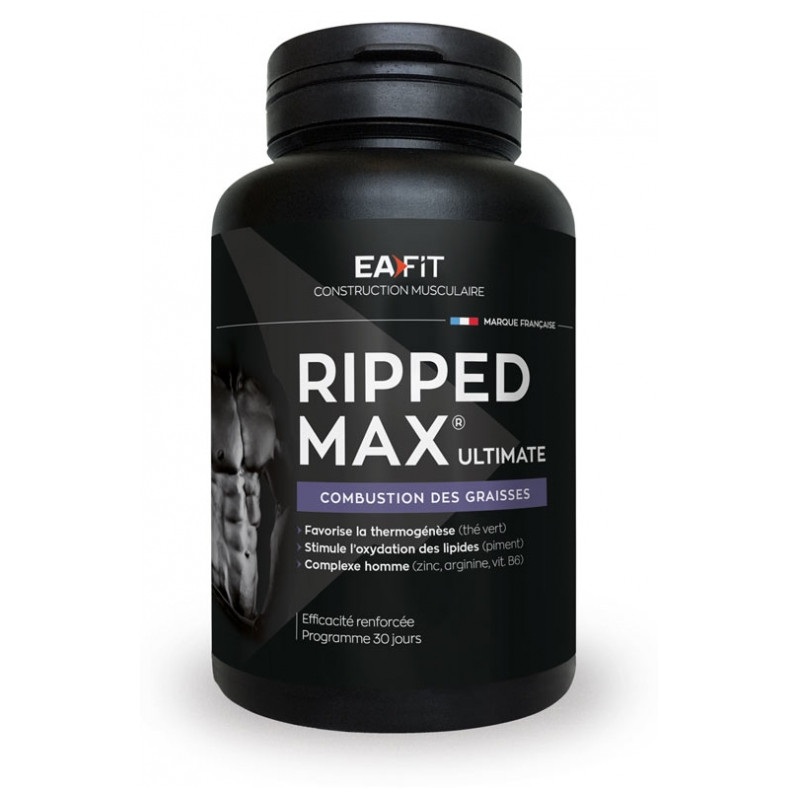 Eafit – Ripped Max Ultimate combustion des graisses, 120 comprimés